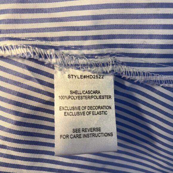 Forever 21 Off The Shoulder Striped Pom Pom Mini Dress/Tunic M - Picture 7 of 7